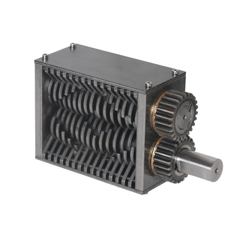 SS120 Blade All Metal Mini Shredder Head | 65Mn Manganese Steel