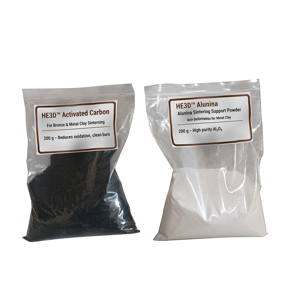 HE3D Activated Carbon 200g & Alumina Support Powder 200g for Me